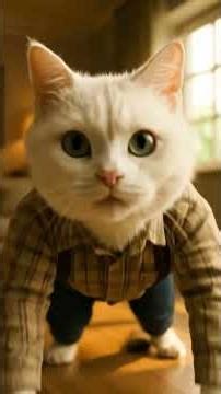 Father Cat’s Clumsy Love 🐾 | Superdad in Kitten’s Eyes #CatDad #KittenLove #FunnyCats #CutePets