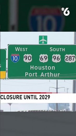 Hwy 69 to I10 will be down to one lane for four years.