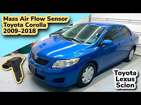 How To Replace Mass Air Flow Sensor (MAF) Toyota Corolla 2009-2018 (and many other Toyota)