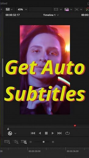 DaVinci Resolve Just Made Subtitles EASY #davinciresolve #editing #tutorial