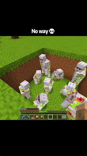 Minecraft baby iron golem moments