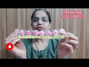First time on YouTube crochet Anklets (payal) tutorial with Talentedhousewife