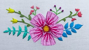 Needle Work Decor by Hand | Needle Point Art & Embroidery | Very Unique Flower Embroidery Design Video Link: https://www.youtube.com/watch?v=_LeGLUFzYDQ | Crafts & Embroidery