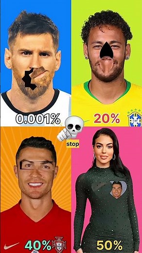 stop challenge 😱 for you only 00.0001 can stop || football || ronaldo || messi || neymar jr #shorts​