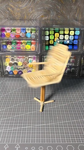 DIY Miniature Gaming Chair Tutorial by Willy Junitira