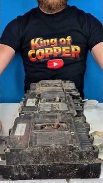 How Much Silver and Copper Are Inside These Old Electrical Fuses? 🔥