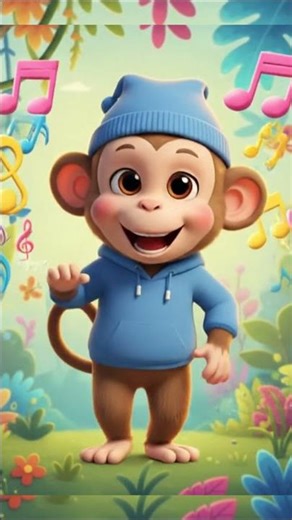 I’m Happy Monkey 🐵🎶 | Cute 8s Rhyme