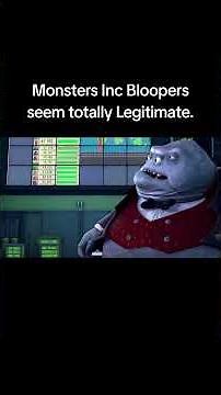 Monsters Inc funny bloopers