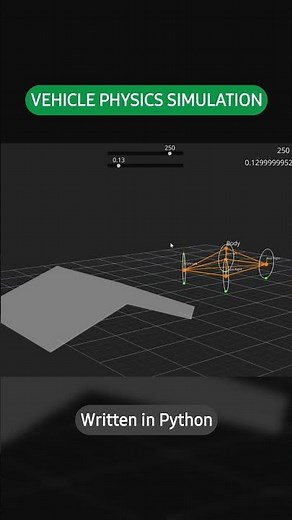 I've always wanted to simulate vehicle physics in code! #python #coding #physics