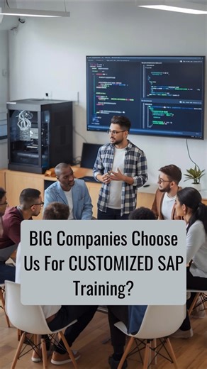BIG Companies Choose Us For CUSTOMIZED SAP Training? | ZaranTech #shorts