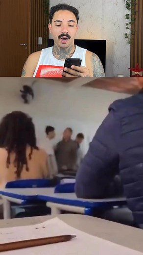 O que vocês fariam se fosse o filho de vocês? O professor teve muita paciência hein #react #humor #reacao #BARRACO | aLUCInado Junior