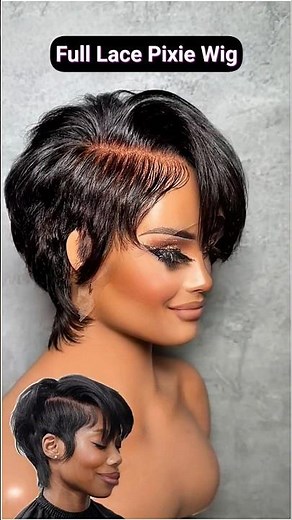 Classic Pixie Wig | Natural Look Full Lace Wig