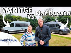 MAN TGE or Fiat Ducato Camper? We COMPARE the Westfalia Sven Hedin VS Columbus 600D