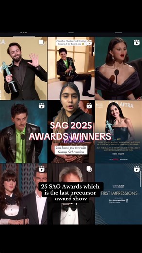 SAG Awards 2025 Winners Announced: Highlights and Recap