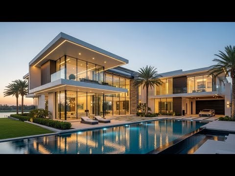 The Ultimate Modern Luxury Mansion House with Grand Interior Spaces