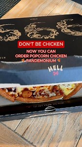 Our #1 chicken pizza just levelled up. Swap the classic for free-range, buttermilk deep-fried popcorn chicken. You’ll thank me later 😎🔥 | Hell Pizza