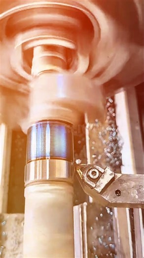 repairing an imprecise crankshaft, using the offset chuck technique.#shorts #satisfying #working