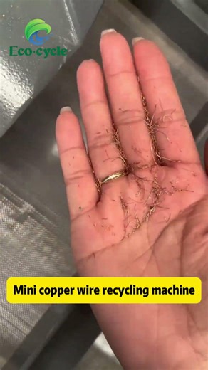 Compact Miniature Waste Wire Shredder and Separator: Pure Copper-Plastic Separation Efficiency:99.9%