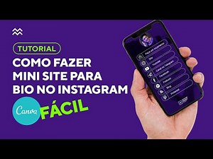 COMO FAZER MINI SITE PARA BIO DO INSTAGRAM - Fácil Sem LinkTree