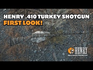 Henry Single Shot Turkey Camo .410 Shotgun - First Look!
