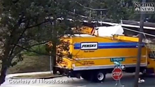 Watch: Trucks Slam into This Low Bridge in North Carolina