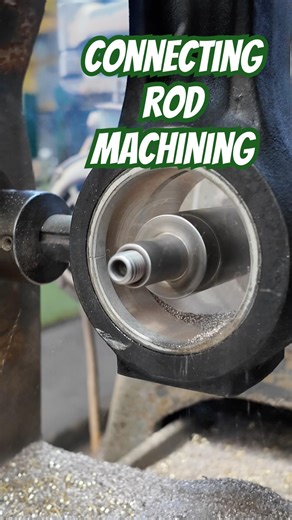 High speed connecting rod machining 🛠️✅ #machining #engine #repair