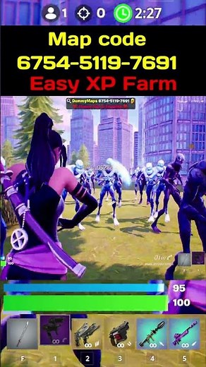 🔥 EASY XP FARM 🔥 FORTNITE 🔥 6754-5119-7691 🔥 How to level up fast in Fortnite