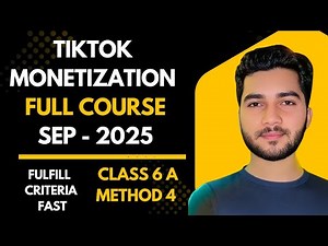 Tiktok Monetization Latest Complete Course 2026 || Fulfill Monetization Criteria Faster Method 4