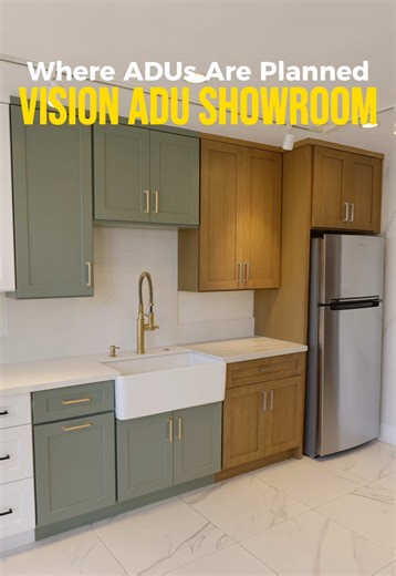 Our new Anaheim showroom was built to help homeowners clearly understand the ADU process, explore design options, and plan their project the right way from day one. From concepts and materials to timelines and construction strategy, this is where the vision becomes real. We’re excited to open our doors soon and welcome homeowners ready to build smarter. 📍 Anaheim, CA DM us to schedule a visit or learn more about building your ADU with Vision ADU. #adu #construction #anaheim #kitchenremodel #gar