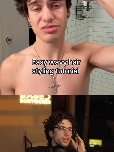 Easy Wavy Hair Tutorial #BASED #basedbodyworks | wavy hair tutorial