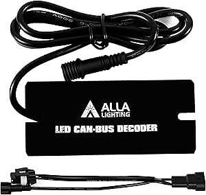 Alla Lighting 9012/9005/9006 CANBUS Decoders for Anti Flicker LED Fog Lights Bulbs Resistor Adapter Harness Kits/Fix Error Free Codes