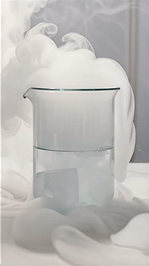 Dry Ice in Water ❄️💨 | Solid to Gas in 5 Seconds