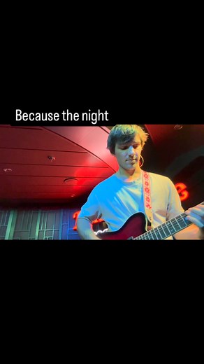 “Because the night” guitar solo One week left on the Rotterdam | Matt Morgan