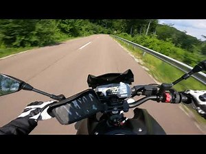 2022 Yamaha MT-125 with Black Widow exhaust [RAW Onboard]