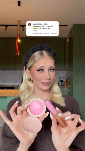 Oliwia Szymańska | Cukierkowy rozświetlający róż prasowany z drogerii? No problem 🎀 @kosmetyki_aa power of glow blush 🥰 @nyxcosmetics_pl buttermelt blush 🤌🏻 | Instagram