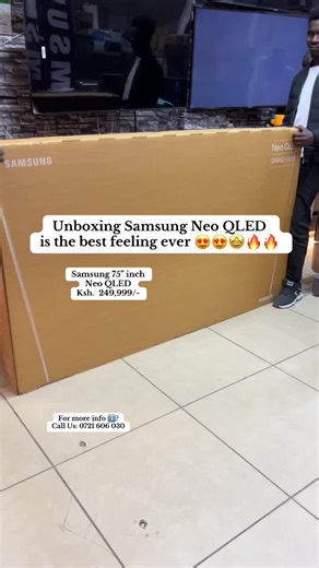 Unboxing Samsung 75 Inch Neo QLED TV Experience