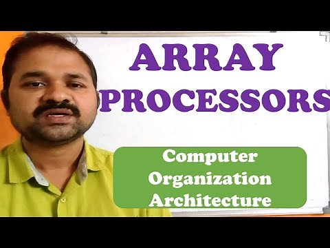 Array Processors In Computer Organization Architecture || SIMD