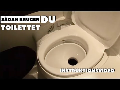 Toilet i campingvognen - Sådan bruges det