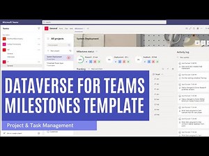Dataverse for Teams Milestones Template