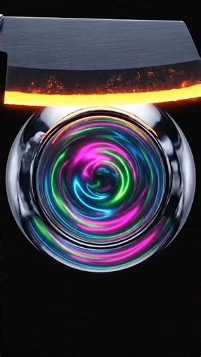 What’s Inside this Chrome Sphere? 🕵️‍♂️🌈 #Shorts