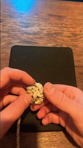 How to tie a Monkey Fist Knot without ball #monkeyfist #knots #diy #tutorial