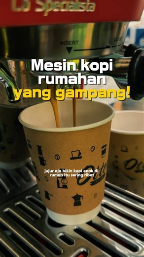 Mesin kopi rumahan #ottencoffee #delonghi #coffee #coffeemachine #homecoffeemachine