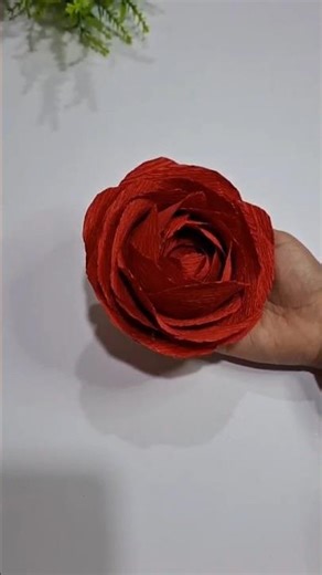 DIY Paper Flower clip 💐❤#diy #art #papercraft #craft