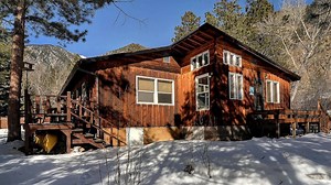 2K views · 80 reactions | Creekside Cabin Rental with Hot Tub for a Mountain Getaway near Mount Princeton, Colorado | Log Homes | Facebook