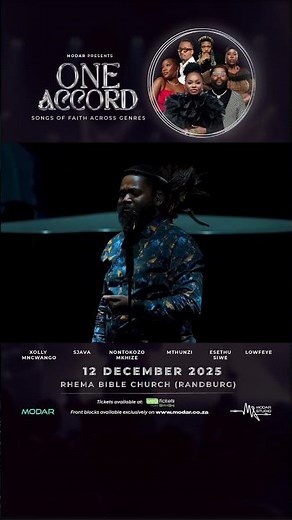 ONE WEEK TO GO! One Accord With Sjava | 12 December 2025 | Rhema | Gospel | Afropop