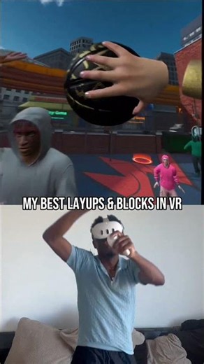 My best layups and blocks in gym class vr!! #gymclassvr #vr #vrbasketball #basketball