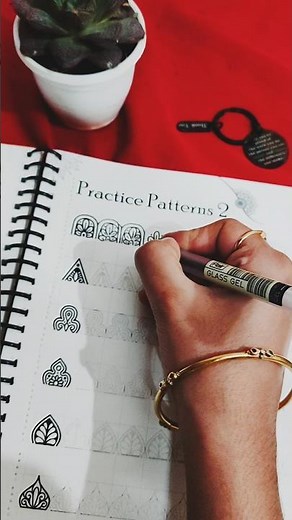 Basic mandala patterns for beginners 🖌️🎨