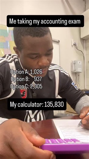 I think my calculator is broken . . . #college #exams #accounting #ohiostateuniversity | Rezvan LeBlanc