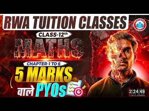 Rwa class 12 math rwa rwa raw