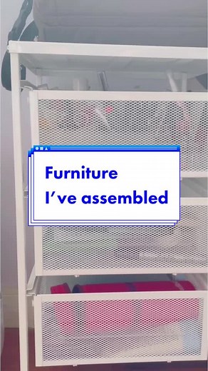 Respect to carpenters! I’ve only assembled, not built. #furniture #ikeadrawers #ikeatok #ikeaph #assemble #whiteaesthetic☁️🤍 #budol #nabudol